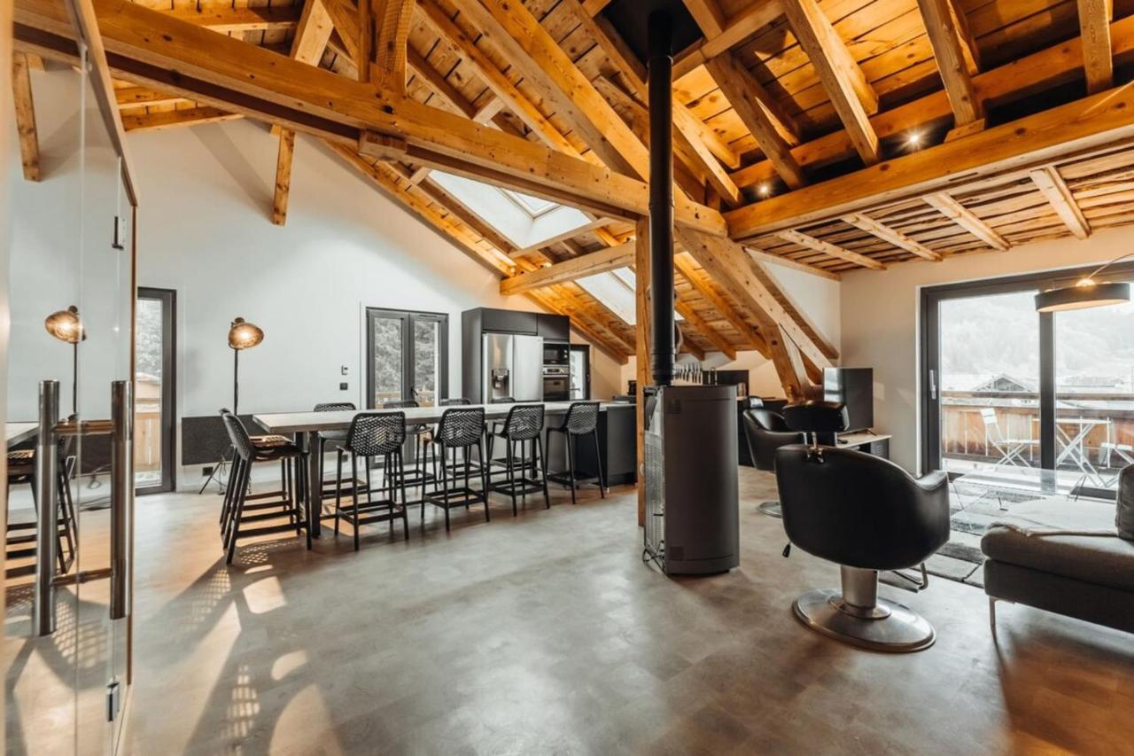 Luxurious 3-Bedroom Flat With Sauna And Garage Chamonix Eksteriør billede